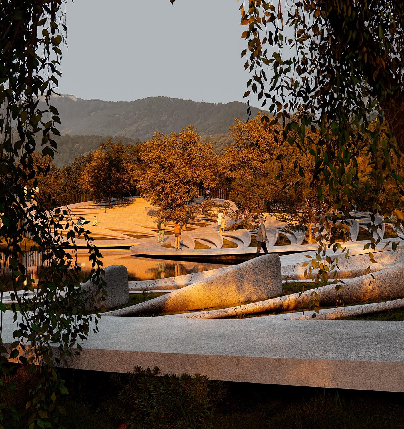 Suseongmot Lake Floating Stage — PARKKIM